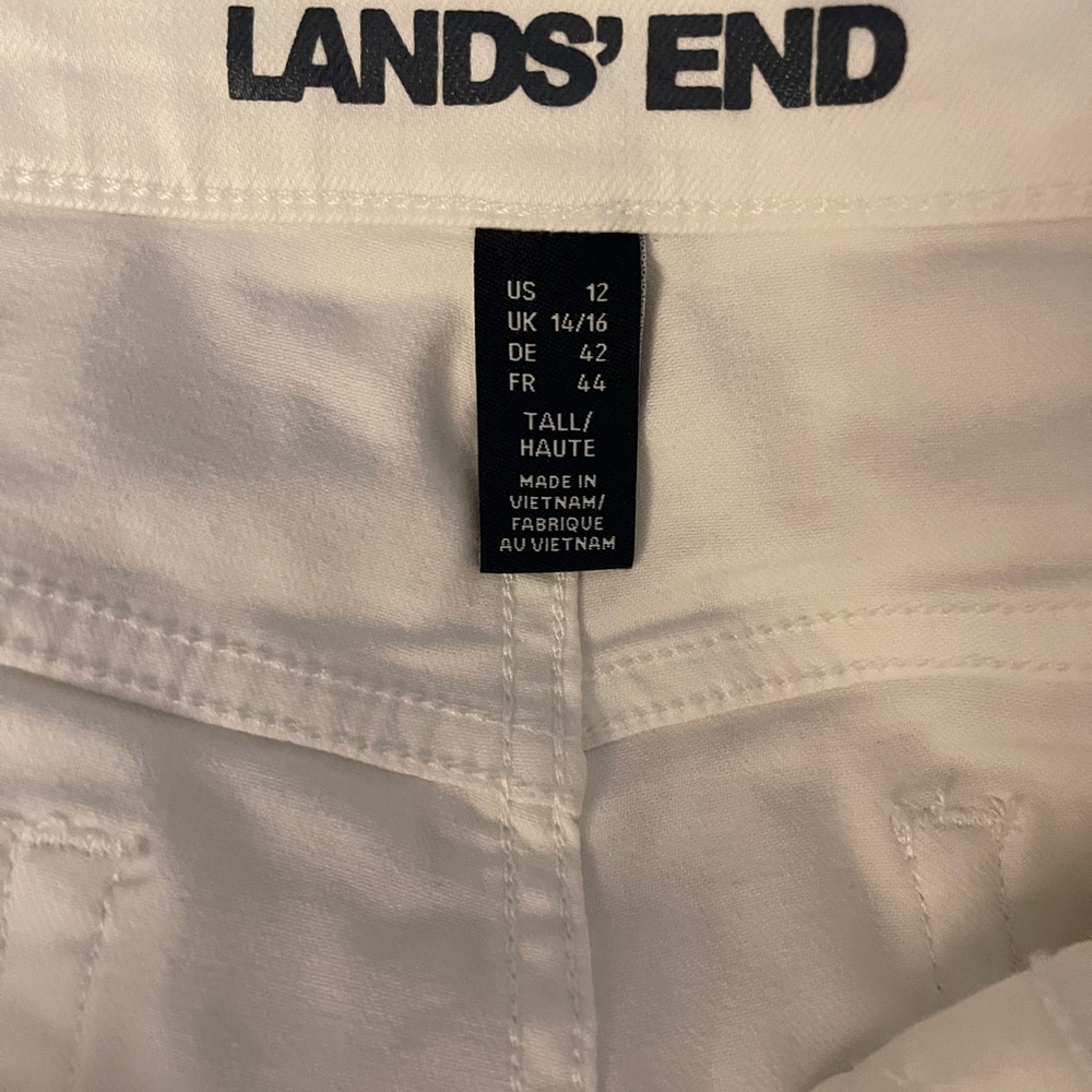 Lands' End High Rise Wide Leg Denim Jeans - Picture 3 of 4